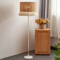 Hemp Rope Weaving Cylinder Floor Lamp