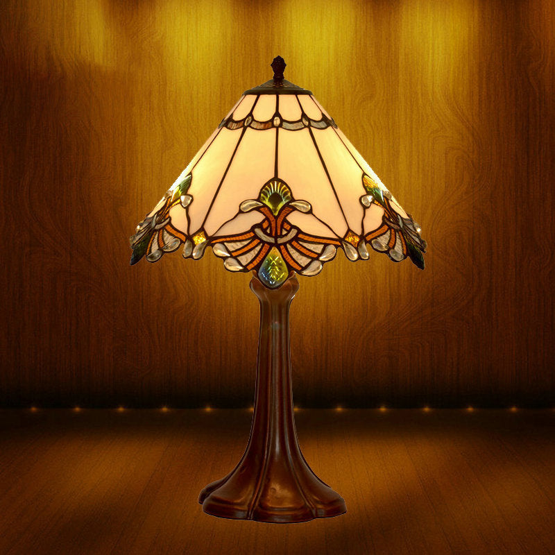 Round Umbrella Shape Zinc Table Lamp