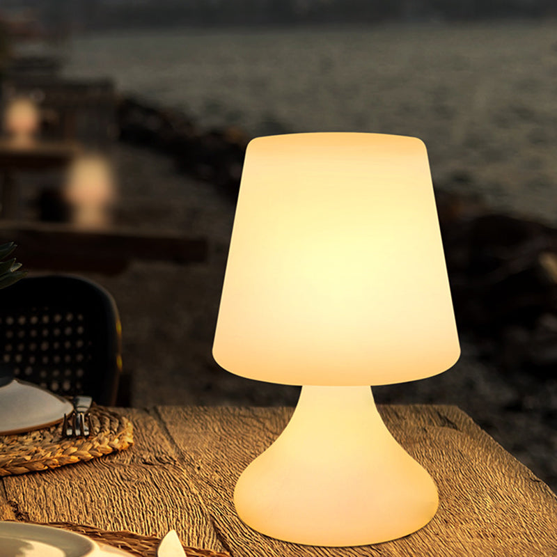 PE Cup Shape Table Outdoor Light