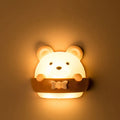 Cartoon ABS Bear Night Wall Lamp