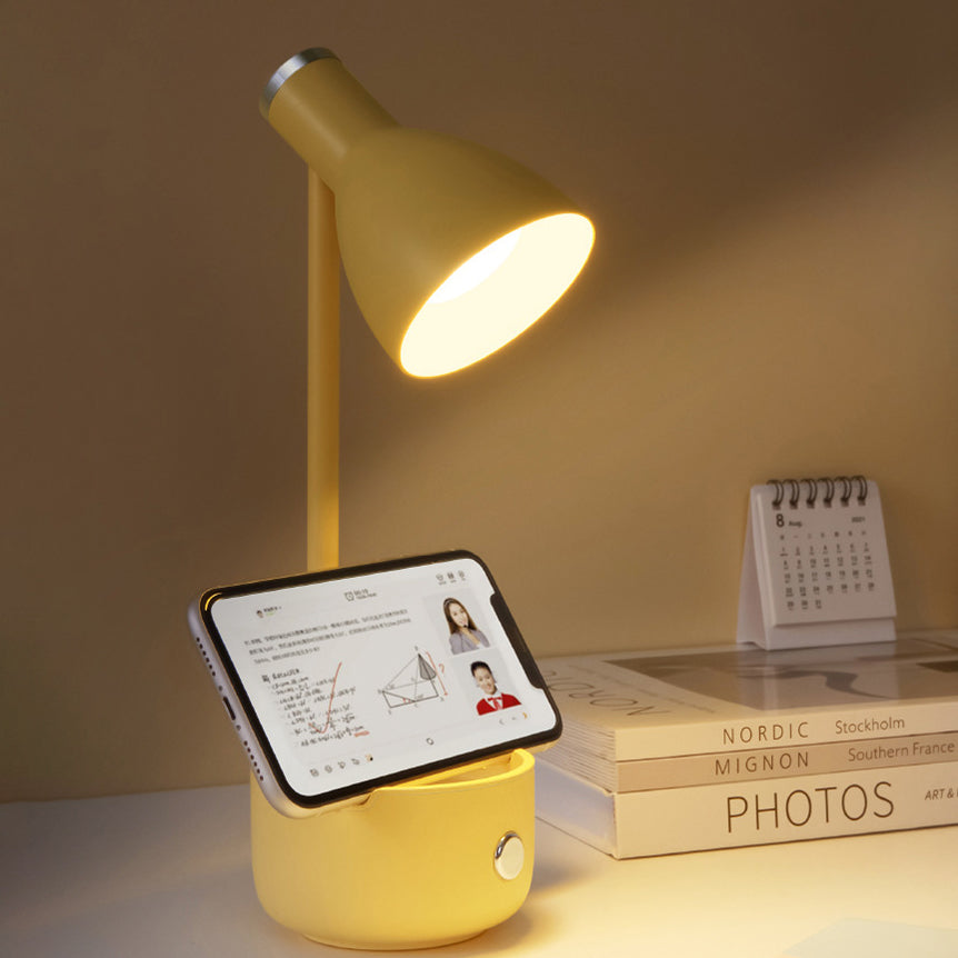 Round Horn Plastic ABS Table Lamp