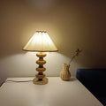 Canvas Petal Ceramic Table Lamp