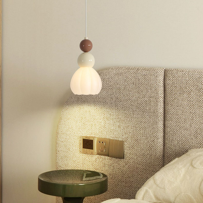 Round Gourd Petal Hardware Wall Lamp