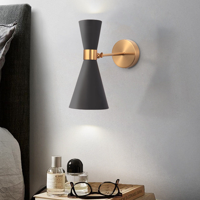 Iron Double-Ended Horn Shape Wall Lamp