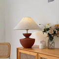 Jar Resin Fabric Living Table Lamp