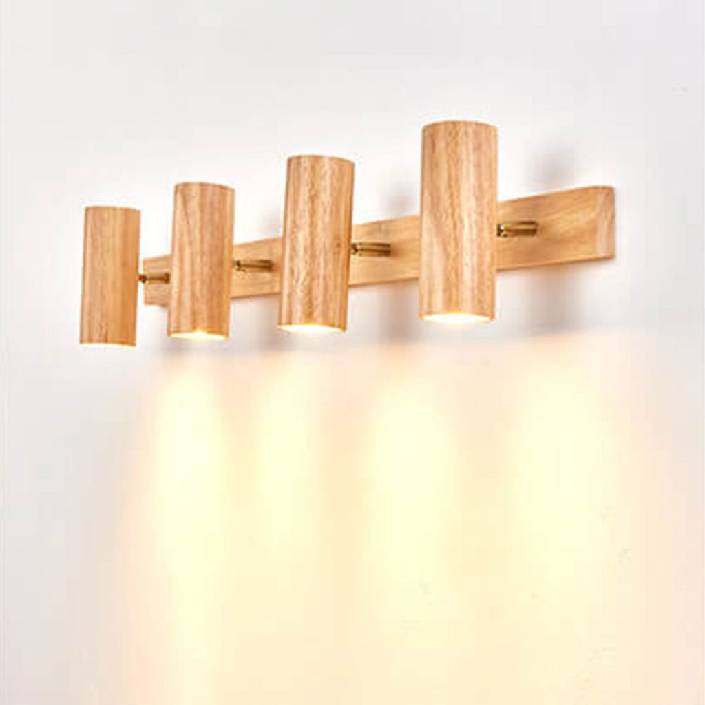 Wood 1/2/3 2-Light Wall Lamp