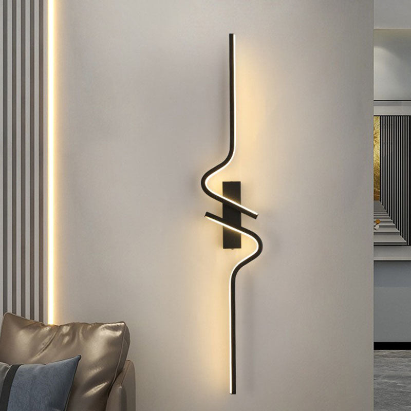 Strip Aluminum Silicon Gel Wall Lamp