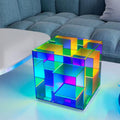 Acrylic RGB Line Rubik's Table Lamp