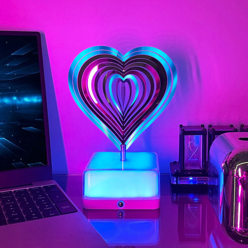 Stainless Steel ABS Cubic Table Lamp
