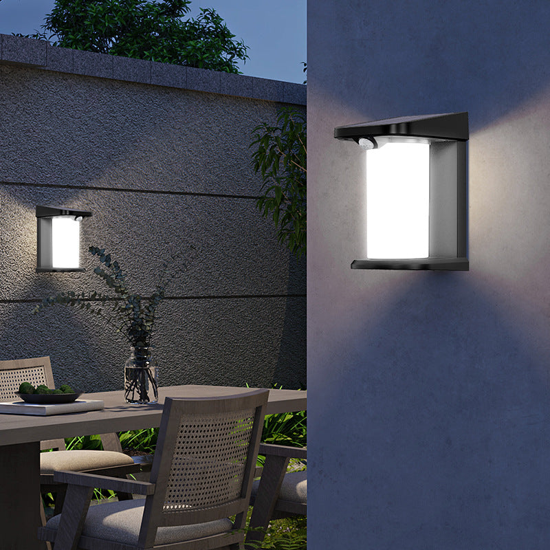 Cylinder Human Sensor Patio Outdoor Light