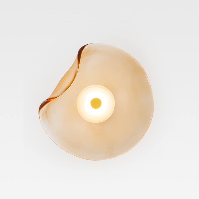 Glass Round Shape Wall Lamp