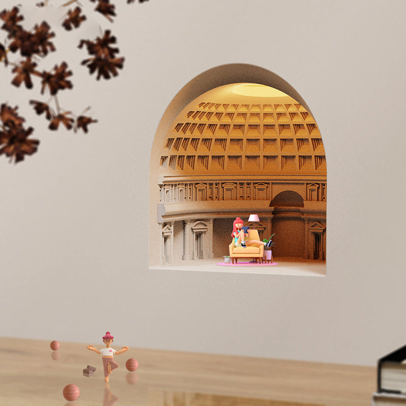 Pantheon Plaster Sensor Recessed Wall Lamp