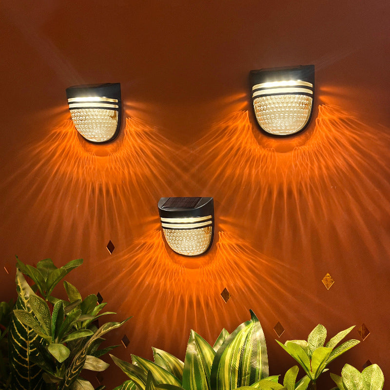ABS PC Elliptical Honeycomb Outdoor Light