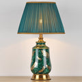 Cylinder Ceramic Fabric Iron Table Lamp