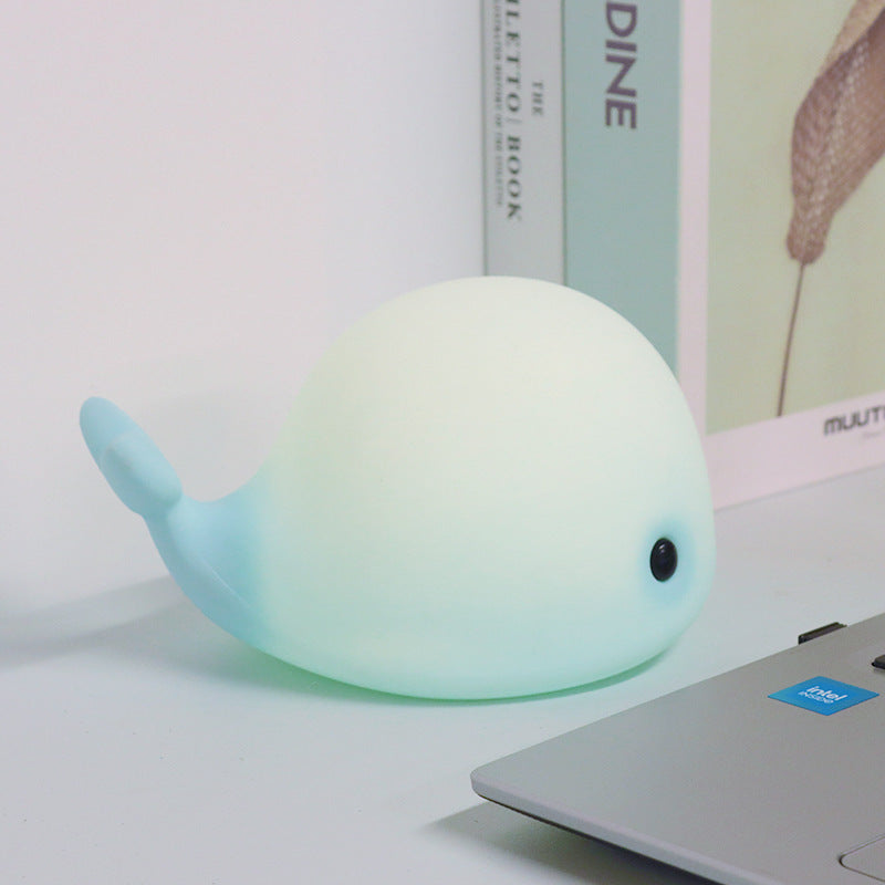 Whale Silicone Pat Night Table Lamp