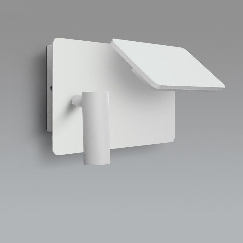 Square Flat Reading Wall Lamp
