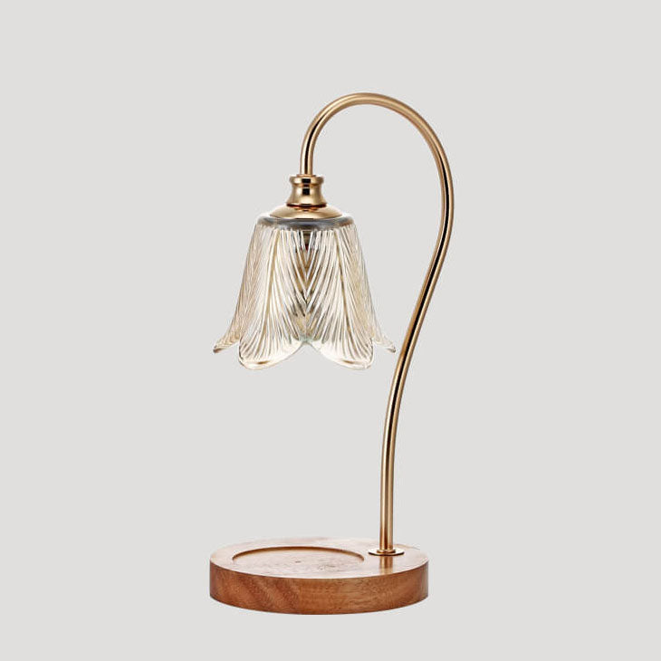 Log Marble Melting Wax Table Lamp