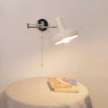 Cream White Iron Rocker Wall Lamp