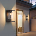 Stainless Steel Cylinder Glass Outdoor Light