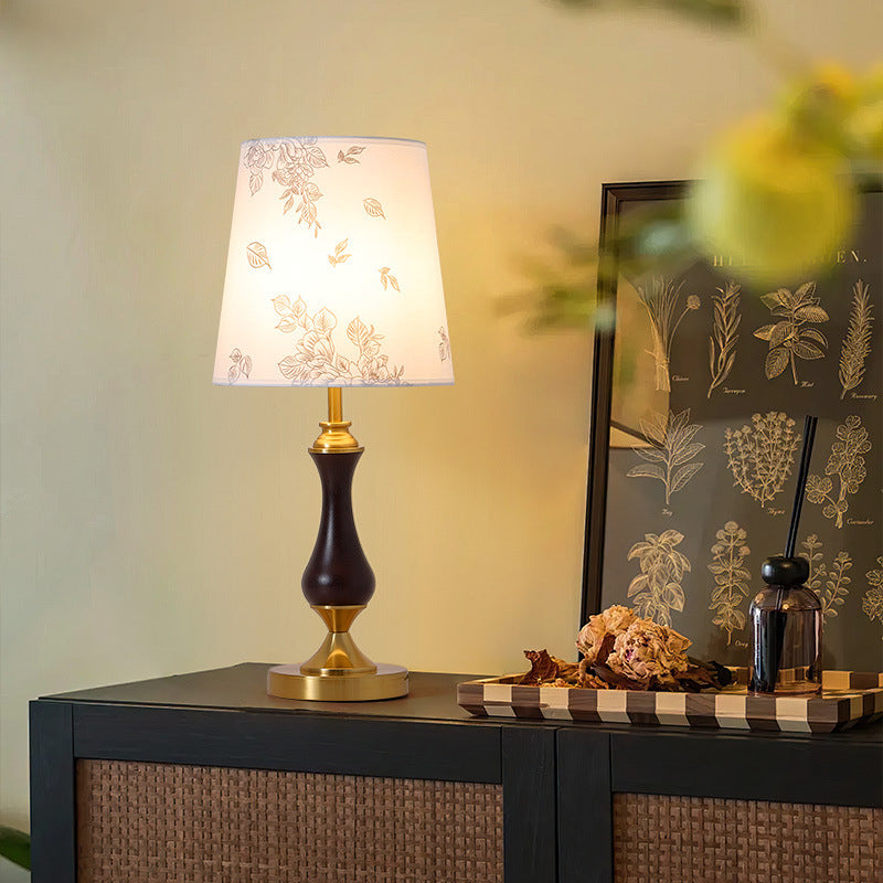 Round Bottle Disc Ash Table Lamp