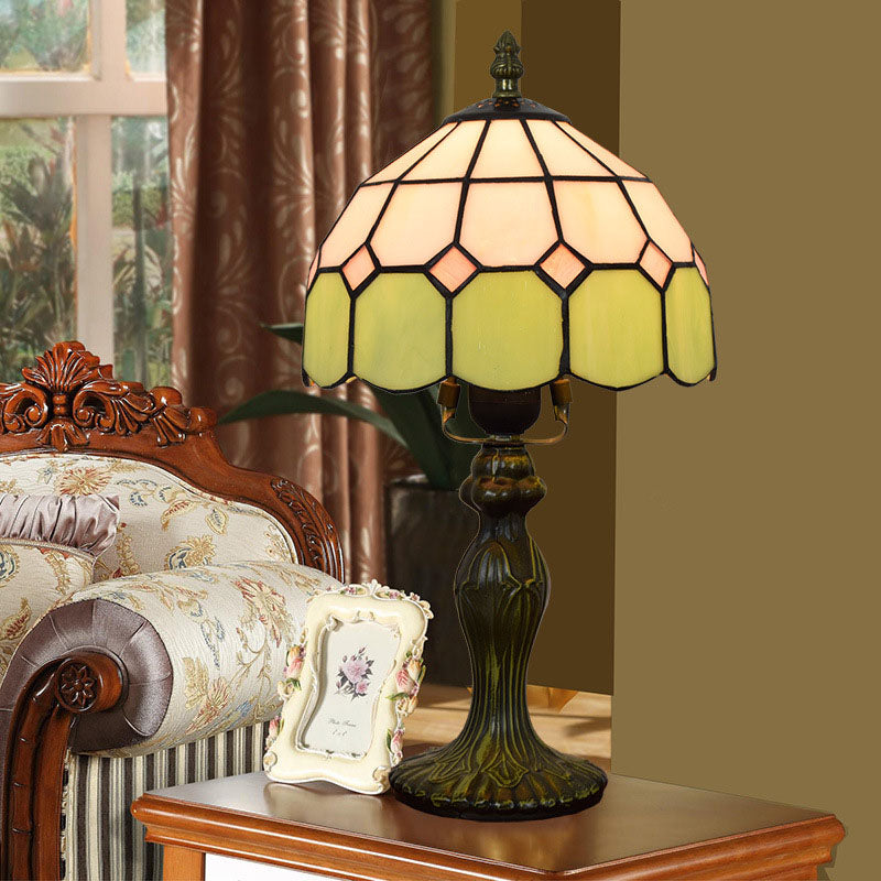 Aluminum Alloy Glass Dome Table Lamp