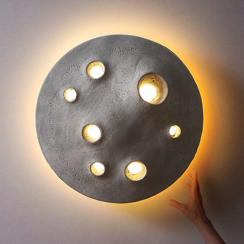 Lunar Concrete Garden Outdoor Light