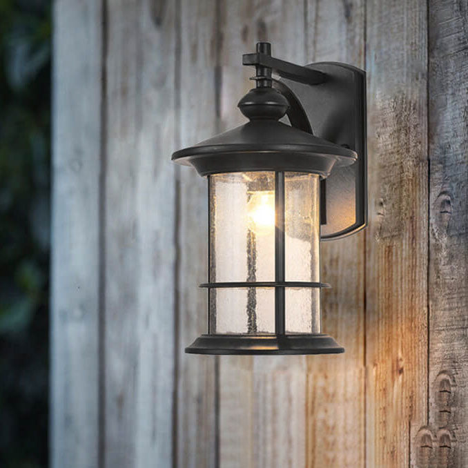 Bubble Glass Column Outdoor Light