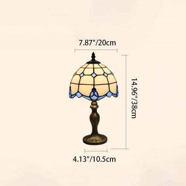 Resin Glass Umbrella Shape Table Lamp