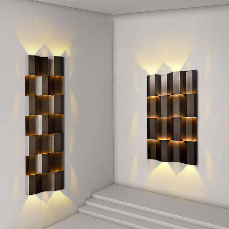 Stainless Steel Rectangular Patio Outdoor Light