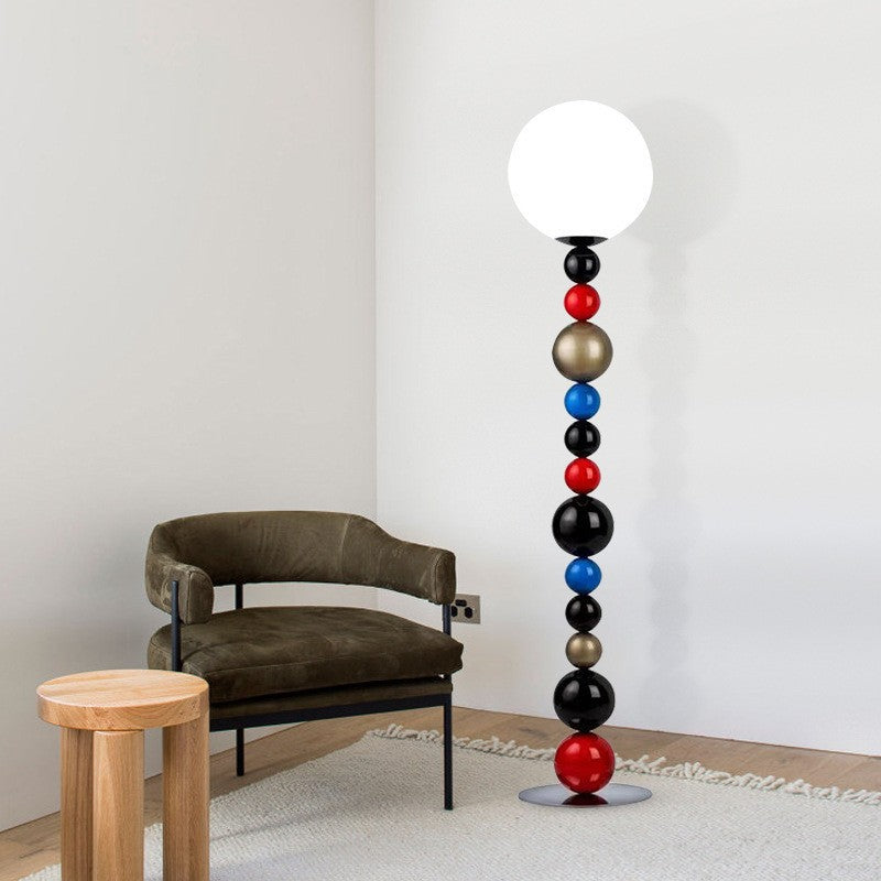Multi Layered Orb Iron Floor Lamp