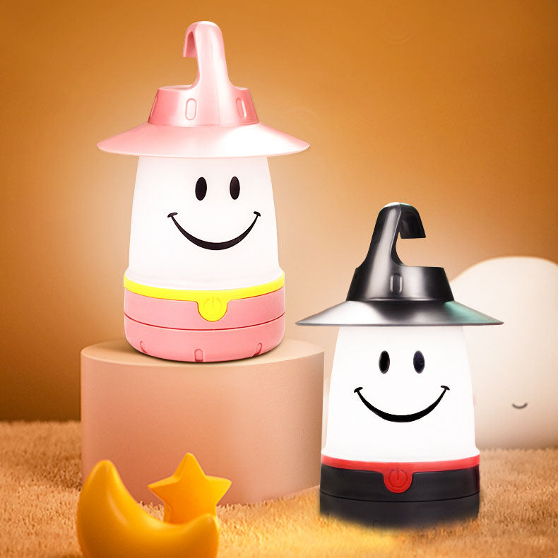 Smiley Lantern Camping Decorative Table Lamp