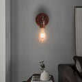 Round Iron Living Room Wall Lamp