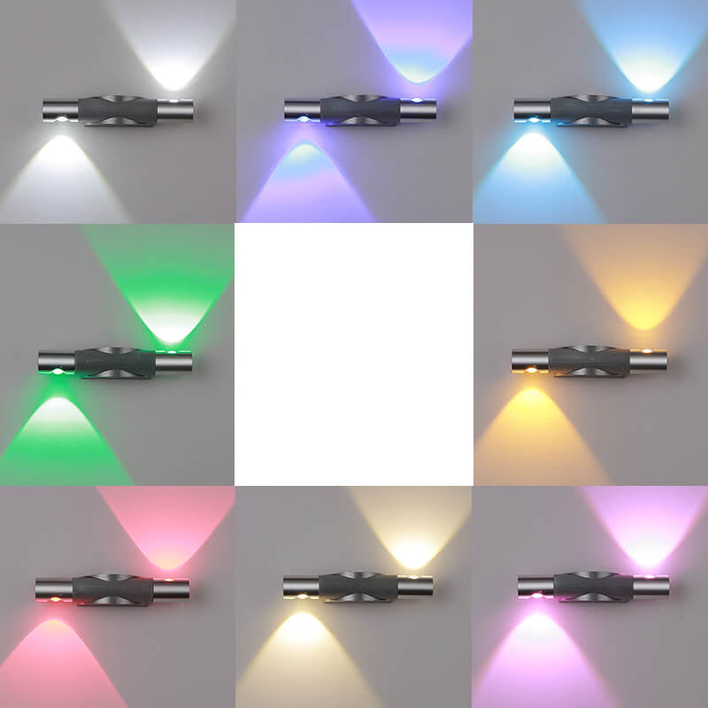 Cylinder Rotating Aluminum Wall Lamp