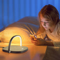 Wireless Charging Round Flat Table Lamp