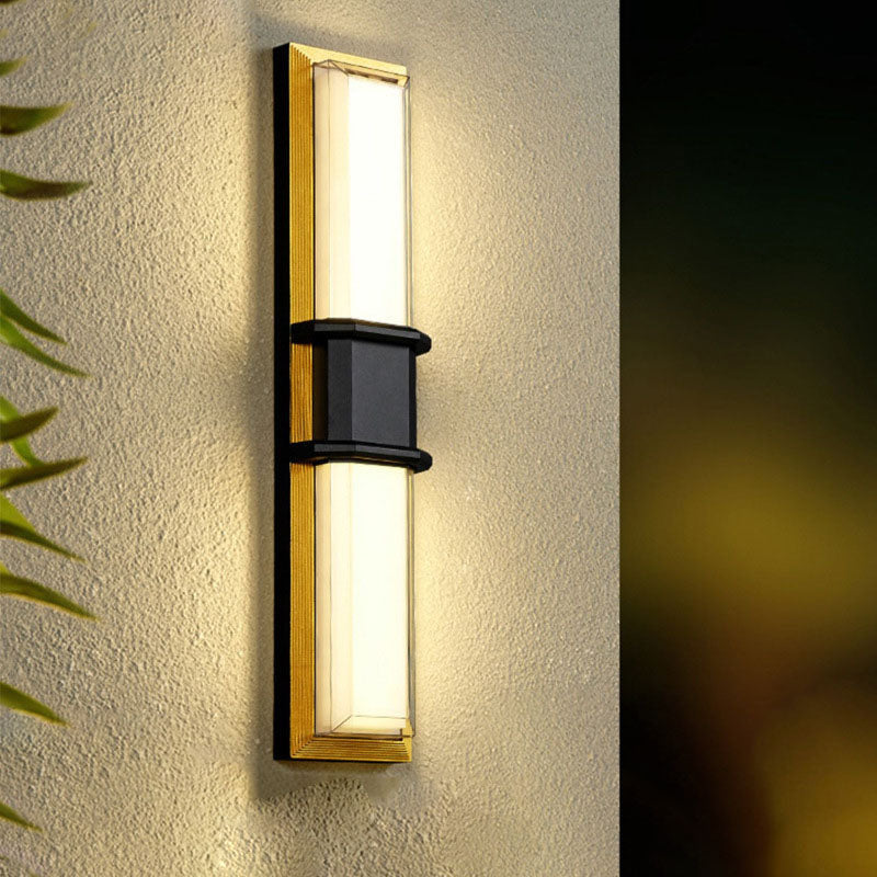 Aluminum Cubic Acrylic Garden Outdoor Light