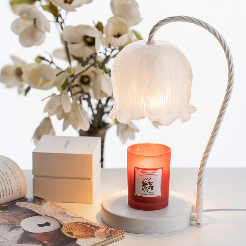 Bellflower Iron Glass Aromatherapy Table Lamp