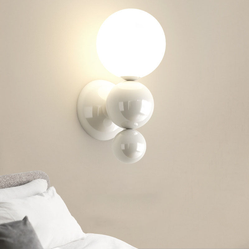 Cream Style Pearl Shape Wall Lamp