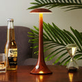 Wood Grain Iron Acrylic Table Lamp