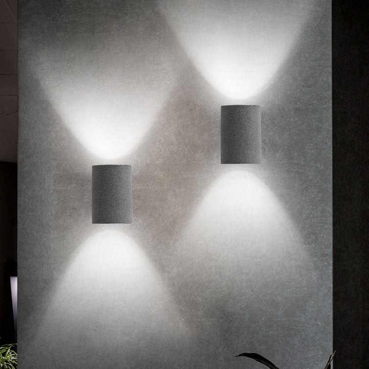 Round Column Terrazzo Wall Lamp