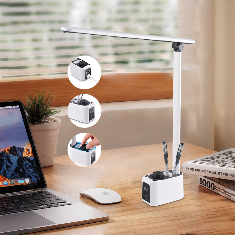 Collapsible Long ABS Aluminum Table Lamp