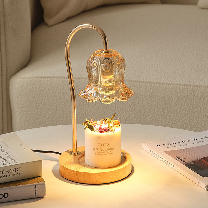 Solid Wood Lily Valley Table Lamp