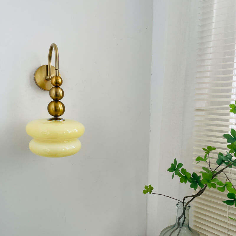 Macaron Cream Gourd Design Wall Lamp