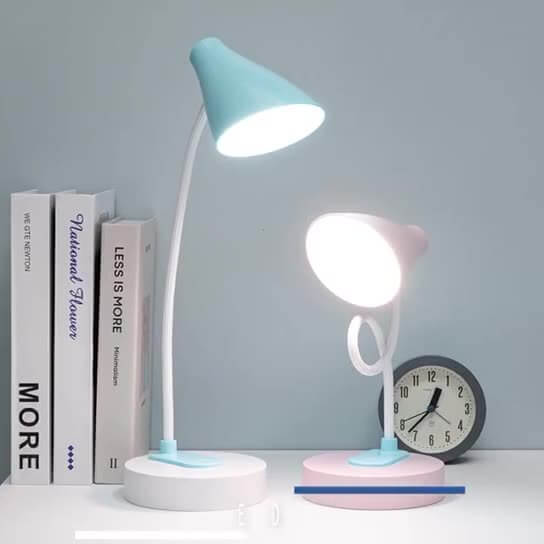 Plastic Round Foldable Table Lamp