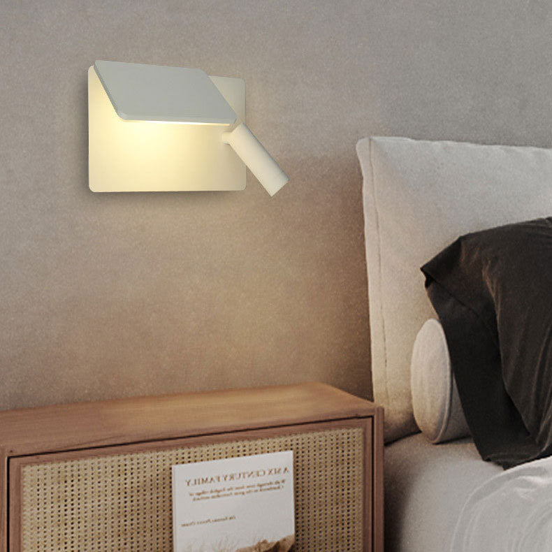Square Flat Reading Wall Lamp