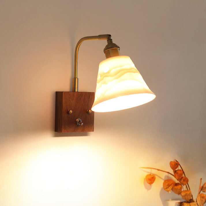 Black Walnut Wall Lamp