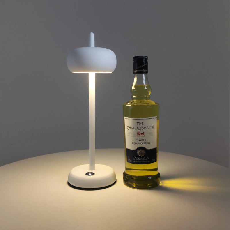 Round Drum Touch Table Lamp