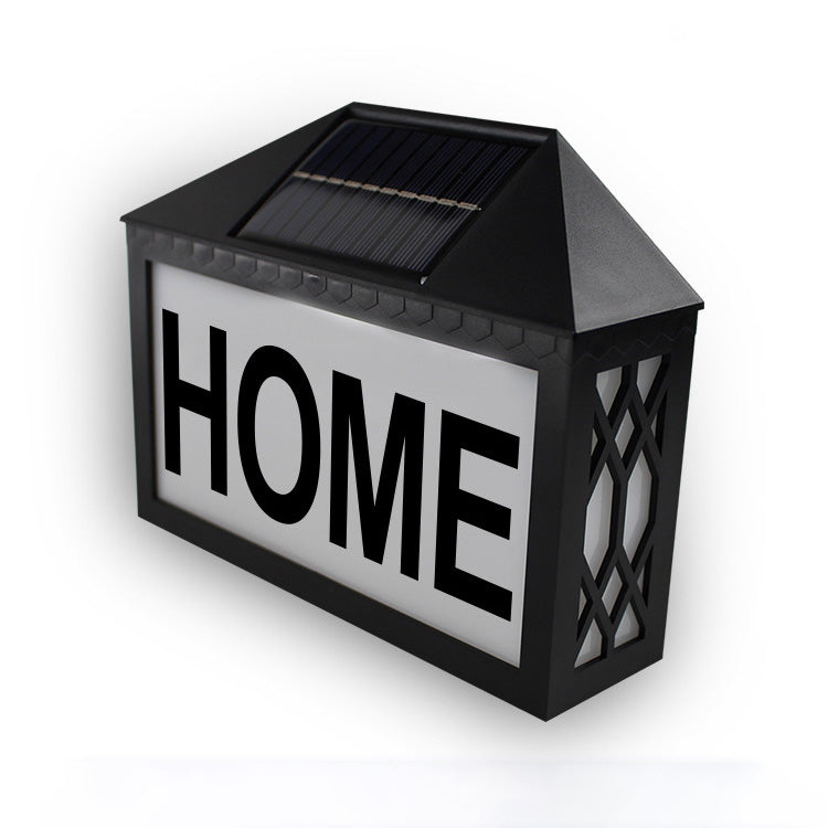 ABS Address Sign Digital Outdoor Light