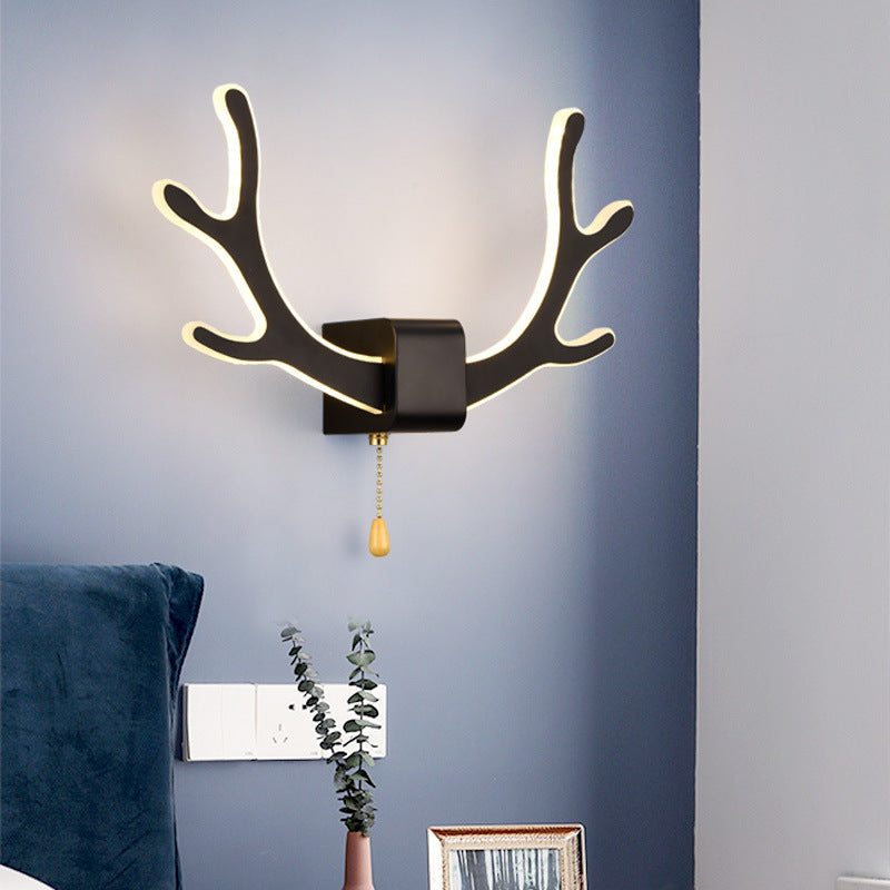 Acrylic Antler Shape Wall Lamp