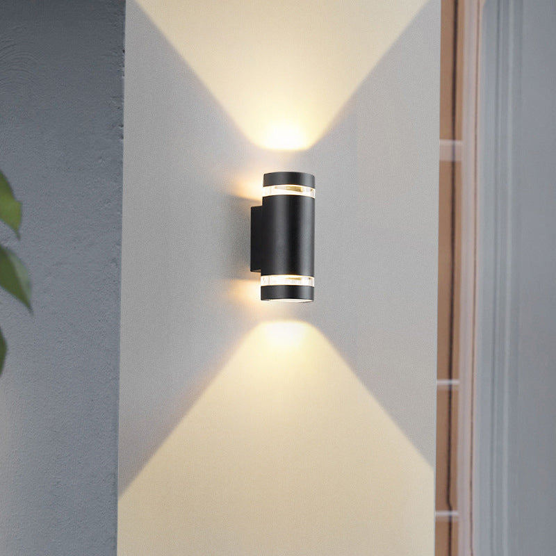 Aluminum Cylinder Up Down Outdoor Light