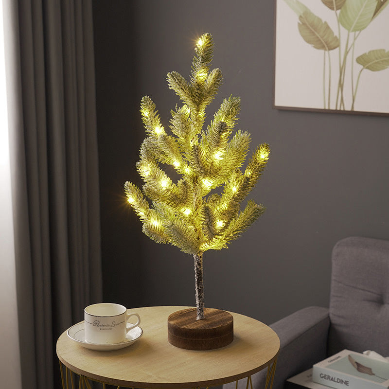 Pine Needle Tree PVC Table Lamp